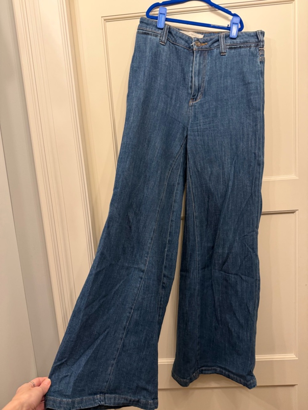 Anthropologie Pilcro Wide-Leg Denim Jeans  medium Blue